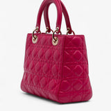 Dior Medium Lambskin Cannage Lady Dior