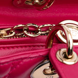 Dior Medium Lambskin Cannage Lady Dior