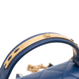 Chanel Small Quilted Caviar Carry Around Flap