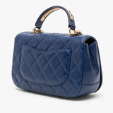 Chanel Small Quilted Caviar Carry Around Flap