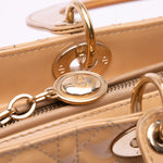 Dior Large Patent Cannage Lady Dior