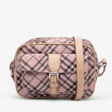Burberry Nova Check Canvas Camera Bag