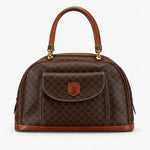 Celine Macadam Coated Canvas Handbag