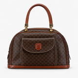 Celine Macadam Coated Canvas Handbag