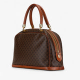 Celine Macadam Coated Canvas Handbag