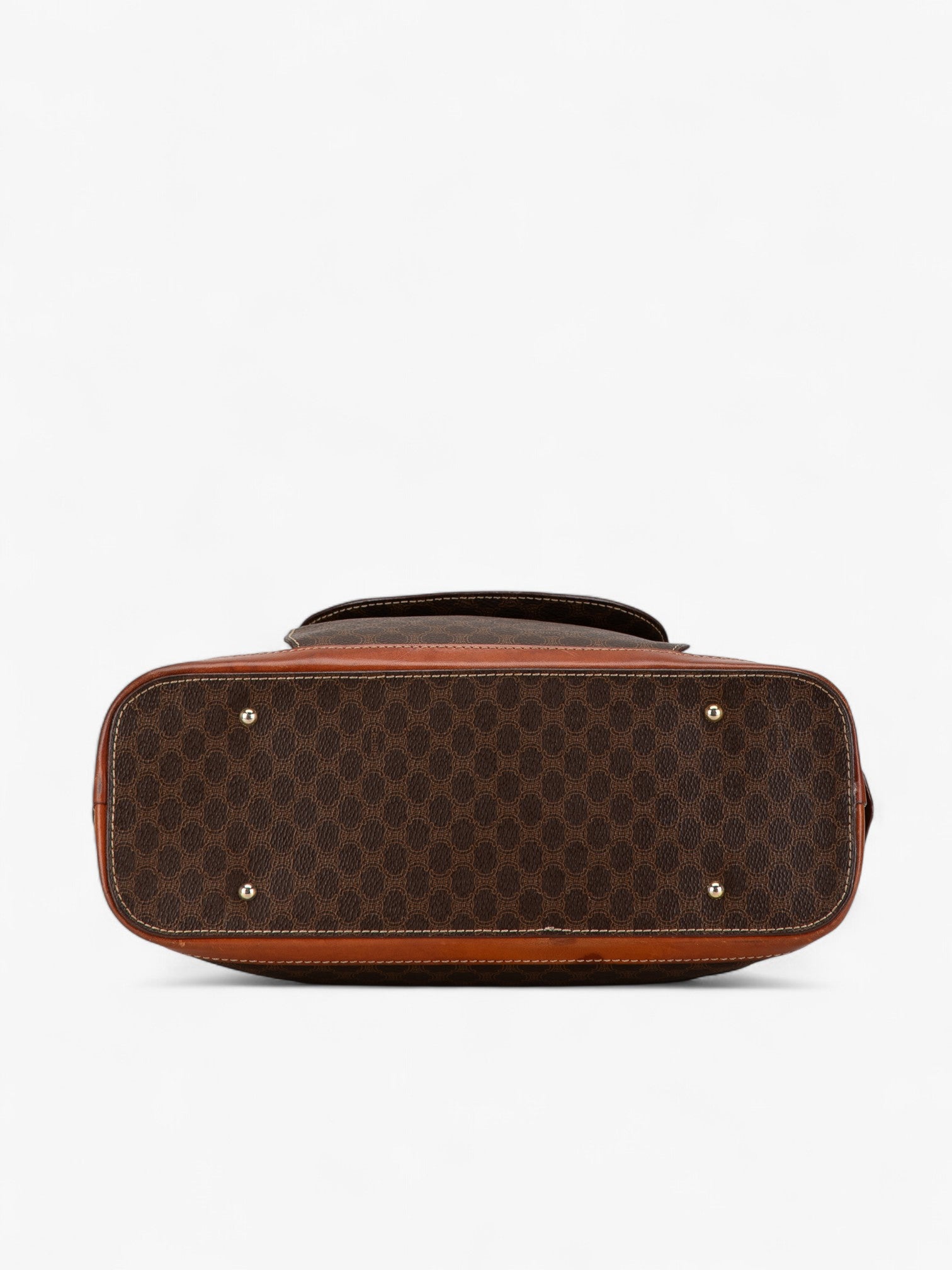 Celine Macadam Coated Canvas Handbag