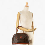 Celine Macadam Coated Canvas Handbag