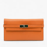 Hermès Chevre Mysore Kelly Longue Wallet