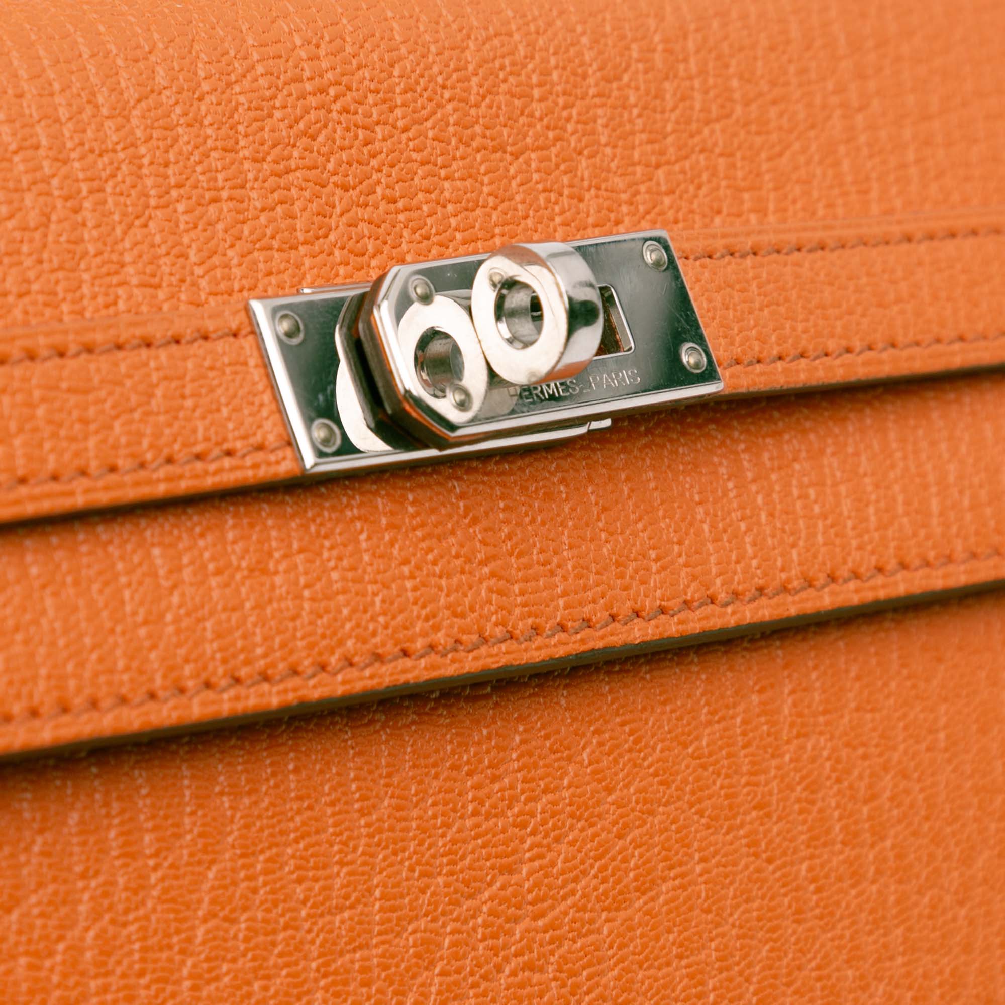 Hermès Chevre Mysore Kelly Longue Wallet