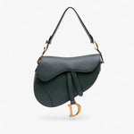 Dior green Calfskin Saddle Bag