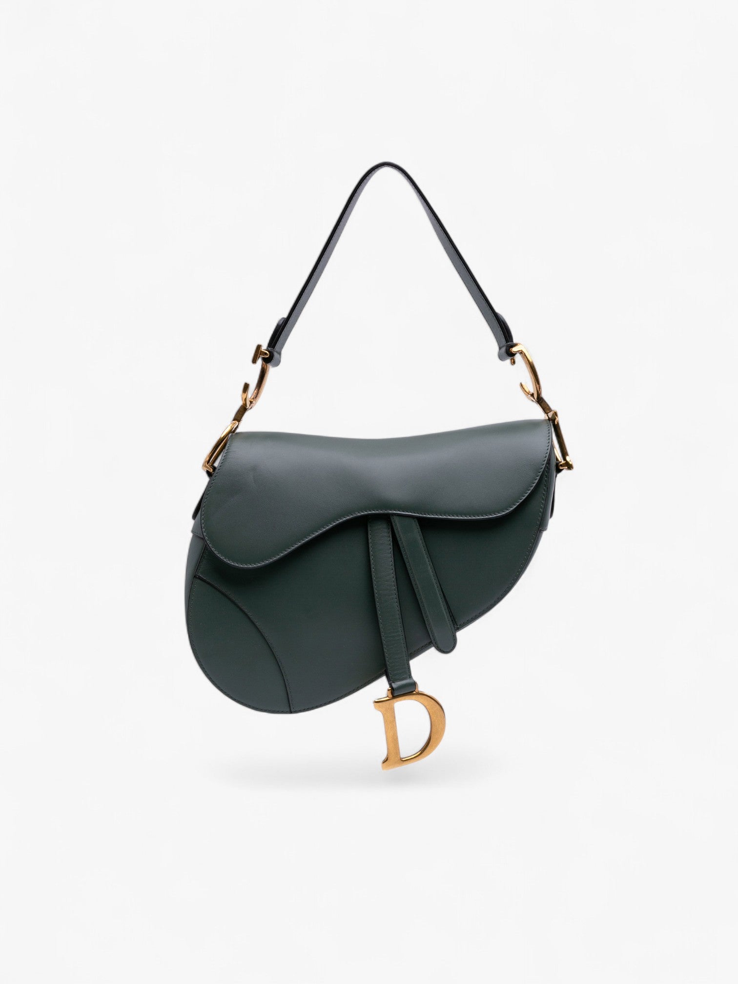 Dior green Calfskin Saddle Bag