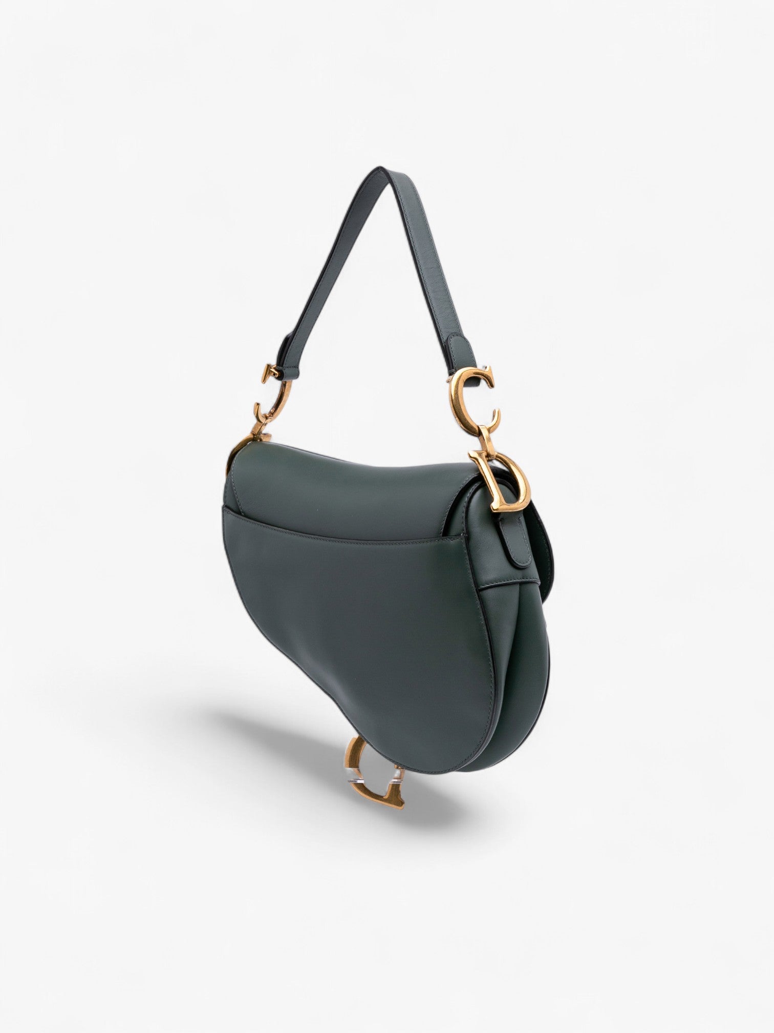 Dior green Calfskin Saddle Bag