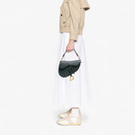 Dior green Calfskin Saddle Bag