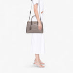 Prada Bicolor Saffiano Lux Galleria Double Zip