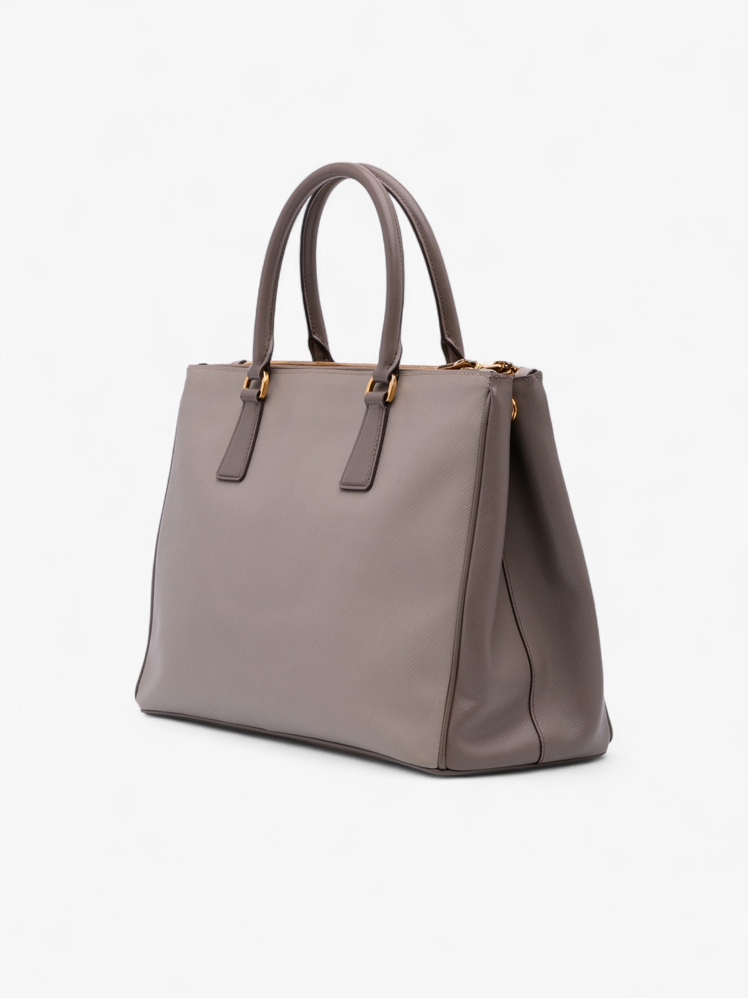 Prada Bicolor Saffiano Lux Galleria Double Zip