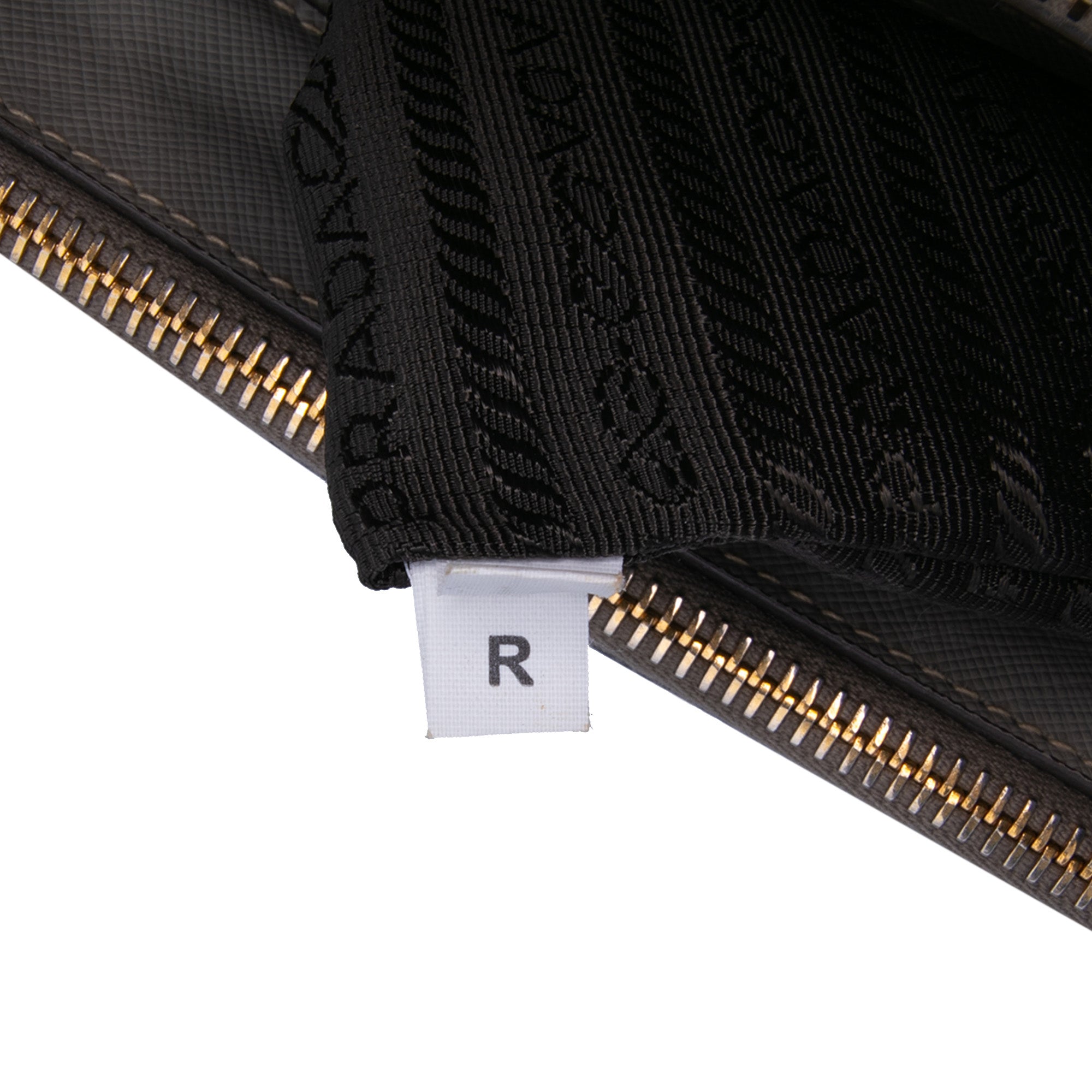 Prada Bicolor Saffiano Lux Galleria Double Zip