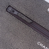 Chanel Quilted Metallic Caviar Golden Class Wallet On Chain