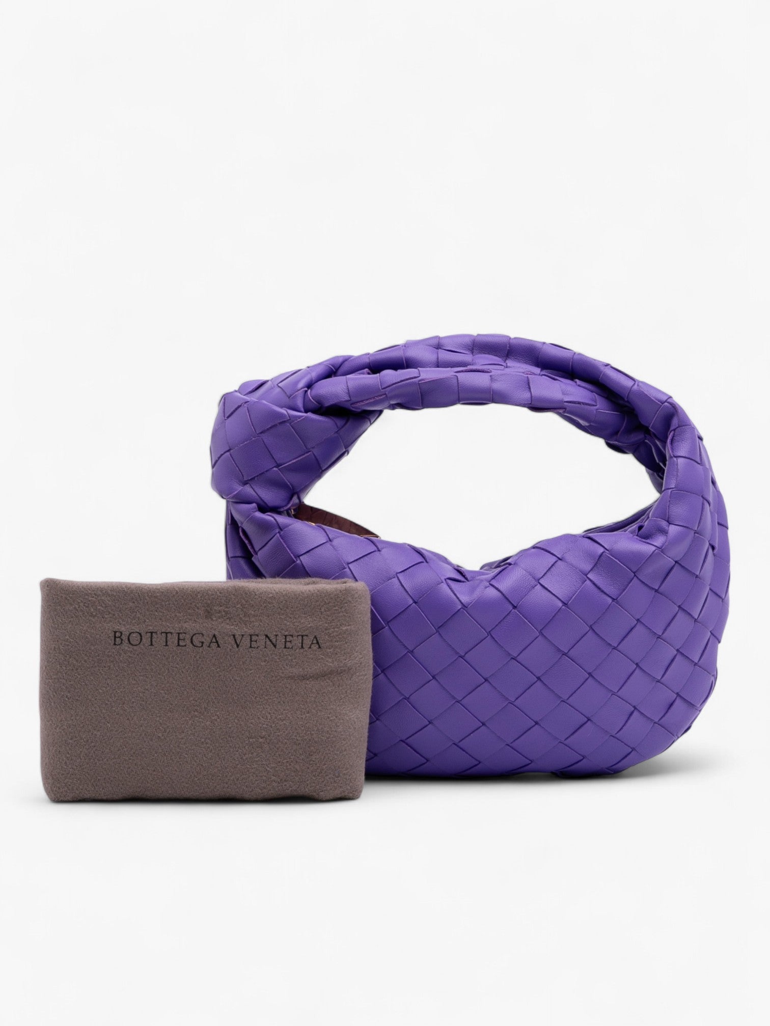 Bottega Veneta purple Mini Nappa Intrecciato Jodie