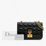 Dior Medium Lambskin Cannage Dior Addict