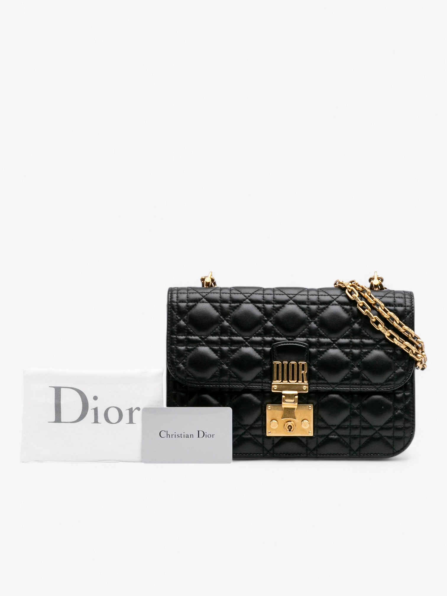 Dior Medium Lambskin Cannage Dior Addict