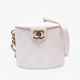 Chanel CC Lambskin Elegant Chain Vanity Case