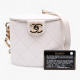 Chanel CC Lambskin Elegant Chain Vanity Case