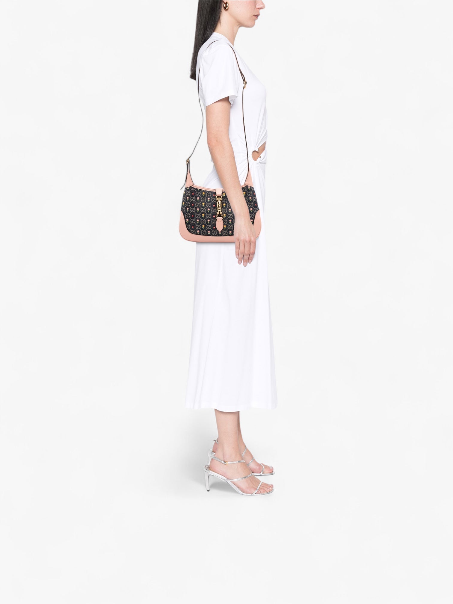 Gucci Limited Edition Mini GG Embroidered Floral Jackie 1961