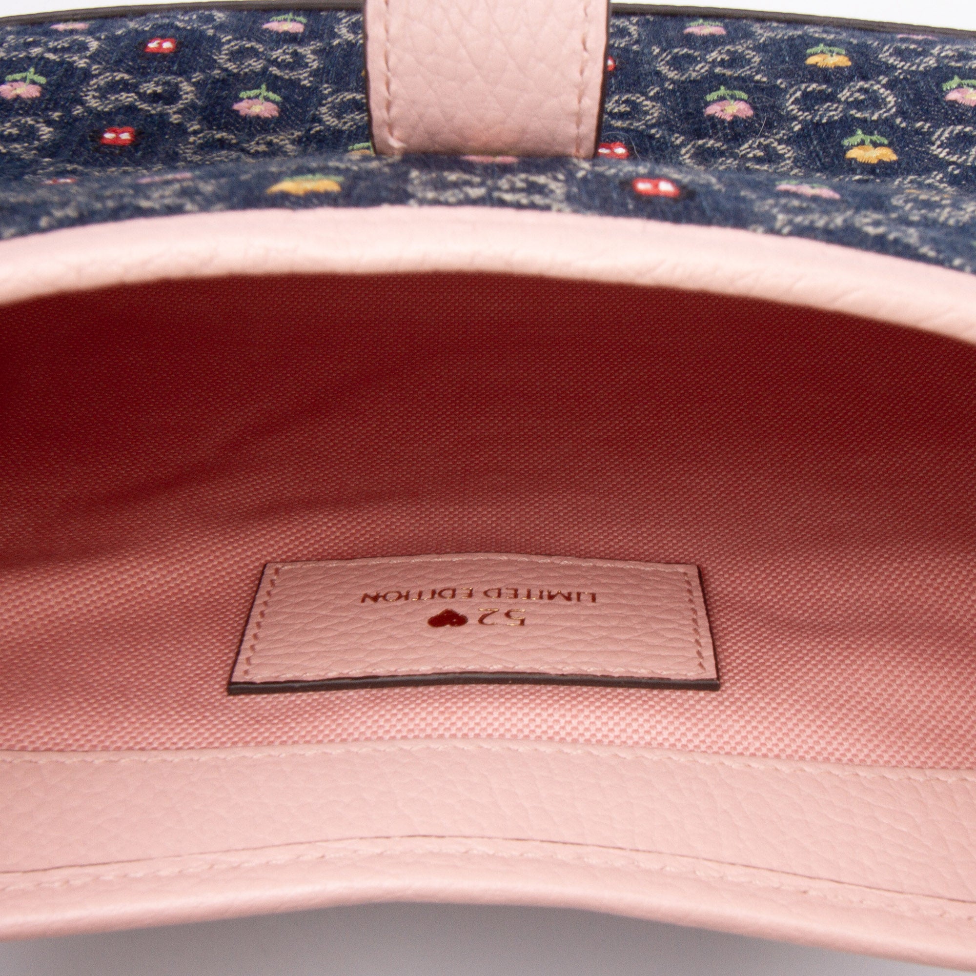 Gucci Limited Edition Mini GG Embroidered Floral Jackie 1961