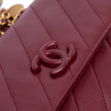 Chanel Diagonal Quilted CC Signature Flap