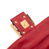 Fendi Zucca Embossed Baguette Satchel