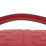Fendi Zucca Embossed Baguette Satchel