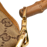 Gucci GG Canvas Bamboo Web Satchel