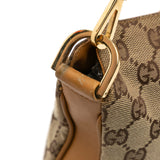 Gucci GG Canvas Bamboo Web Satchel