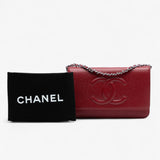 Chanel CC Caviar Wallet On Chain