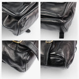 Gucci Vintage Bamboo leather backpack