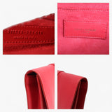 Saint Laurent Red Leather Y Chyc Clutch