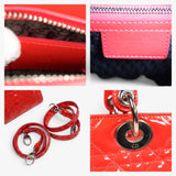 Lady Dior Medium Patent Cannage satchel