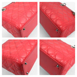 Lady Dior Lambskin Cannage Medium Coral