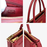 Prada Galleria Saffiano Bordeaux Tote