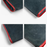 Gucci Maxi Rajah Tote in Red and Navy Suede