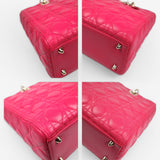 Christian Dior Lady Dior Large in Hot Pink