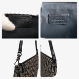 Dior Blue Monogram Denim Saddle Bag