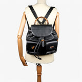 Gucci Vintage Bamboo leather backpack