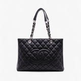Chanel black Caviar Grand Shopping Tote