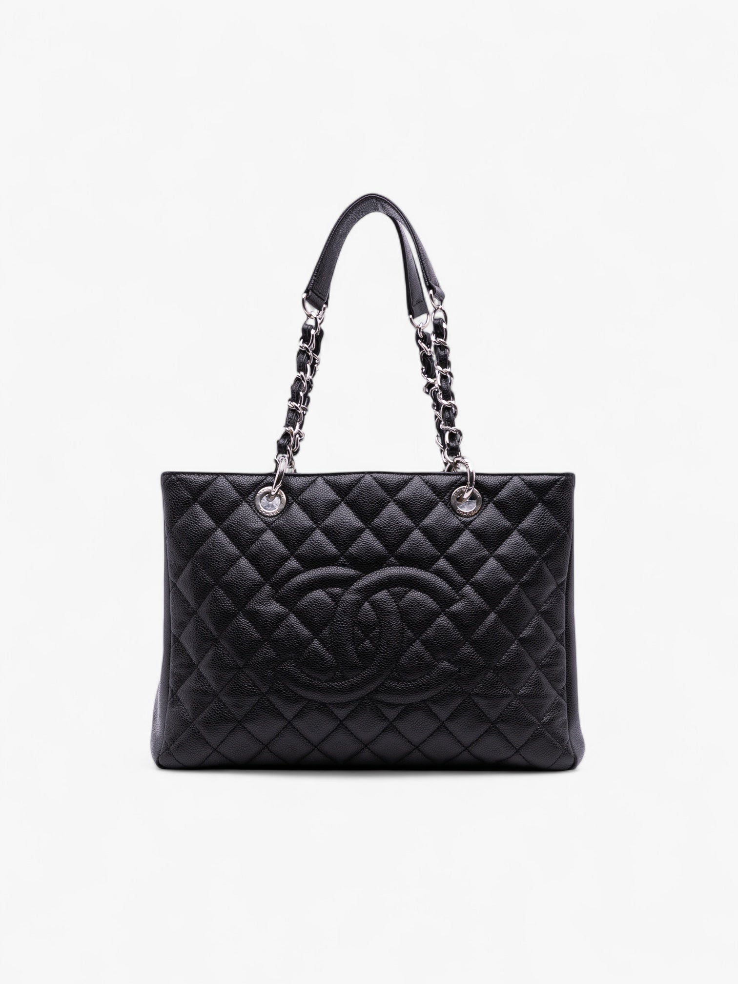 Chanel black Caviar Grand Shopping Tote