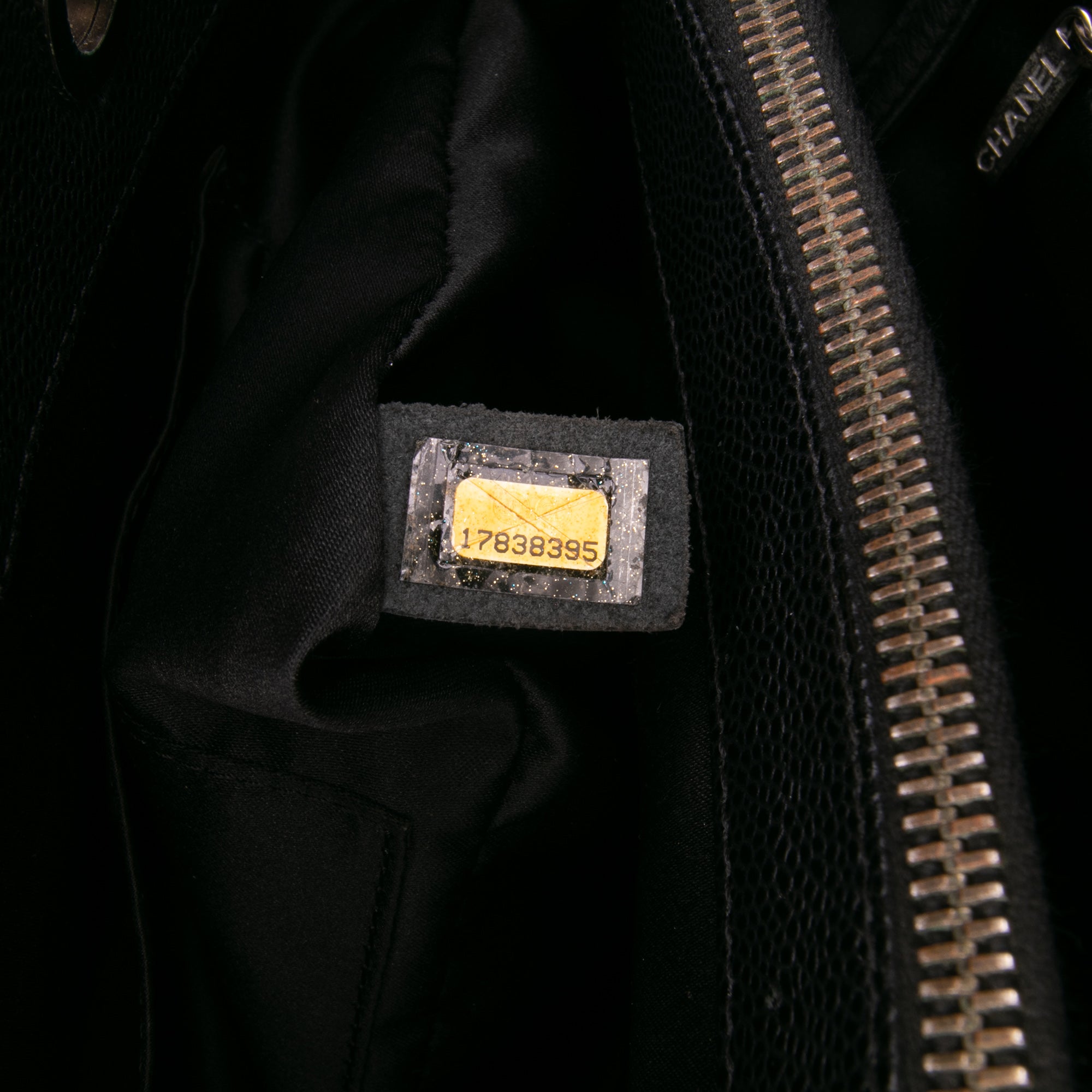 Chanel black Caviar Grand Shopping Tote