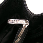 Chanel black Caviar Grand Shopping Tote