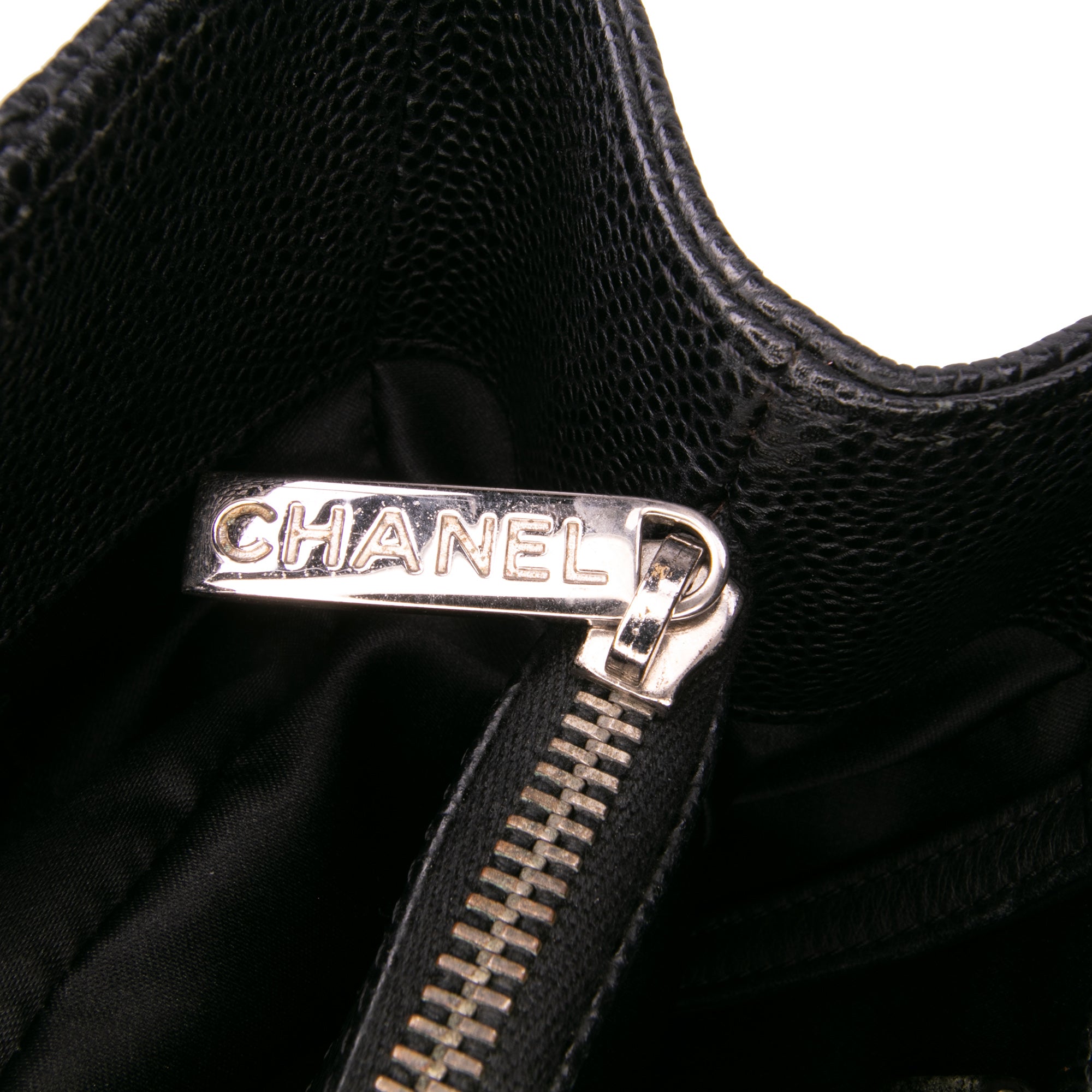 Chanel black Caviar Grand Shopping Tote
