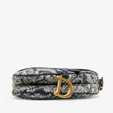 Dior Canvas Reverse Toile De Jouy Saddle