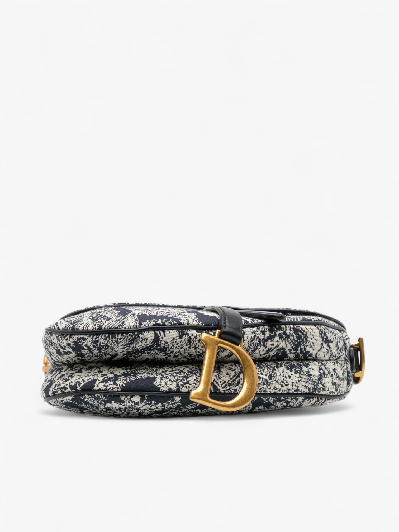 Dior Canvas Reverse Toile De Jouy Saddle